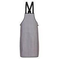 Grey Cut Resistant Industrial Bib Apron - One Size - CR01 Portwest UK