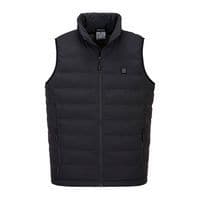 Black Heated Gilet Jacket -Small To XXXL -Unisex Bodywarmer -Portwest