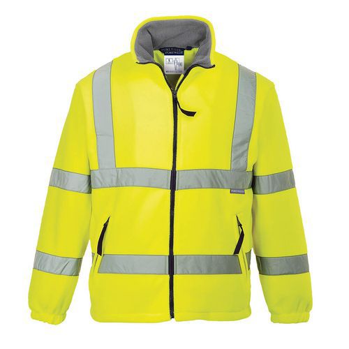 Hi Vis Eco Fleece Jacket - Orange Or Yellow - Small To 4XL - Portwest