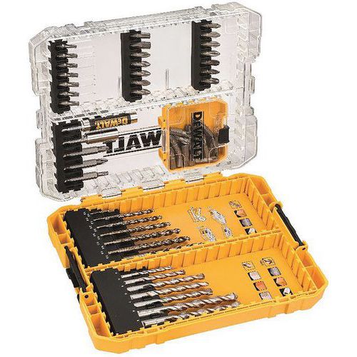 Toughcase™ concrete and metal 63-piece set - DEWALT