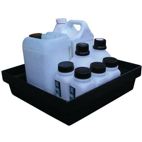 Recycled HDPE spill tray - Manutan Expert