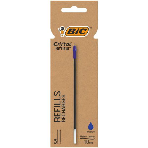 Cristal Re'New ballpoint pen refill - Bic