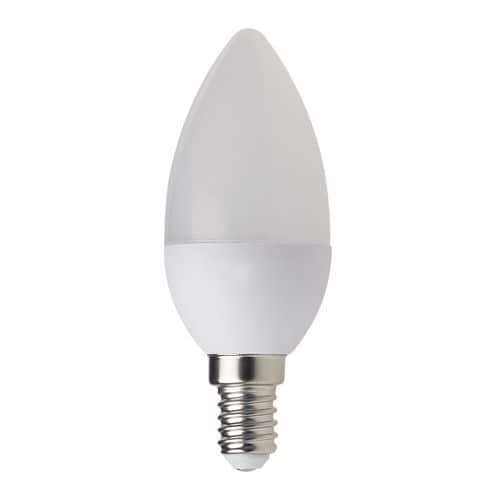 Olive SMD LED bulb, C37, 6W, E14 cap - VELAMP