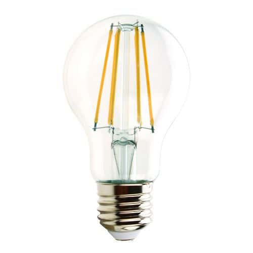 A60 8-W E27 cap standard LED filament bulb - VELAMP