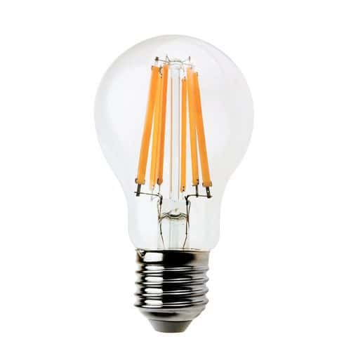 A60 12-W E27 cap standard LED filament bulb - VELAMP