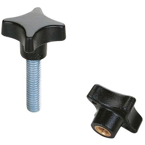 Polyamide PC knob and steel rod - Boutet