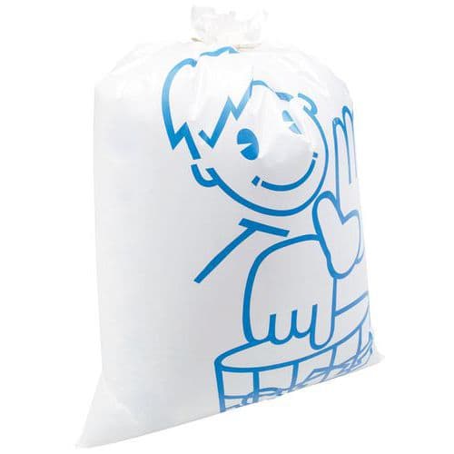 Otje white bin bag - Thick and reusable - Heavy waste - 110 and 168 l