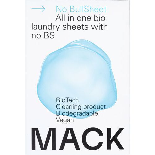 Eco-Friendly Laundry Sheets - Industrial Detergents - MACK Biotech No Bullsheet