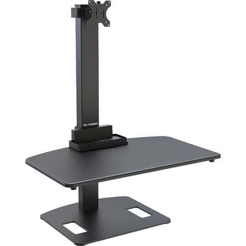 Sit-Stand Desk Converter - Single Monitor - Home/Office - Yo-Yo GO 1