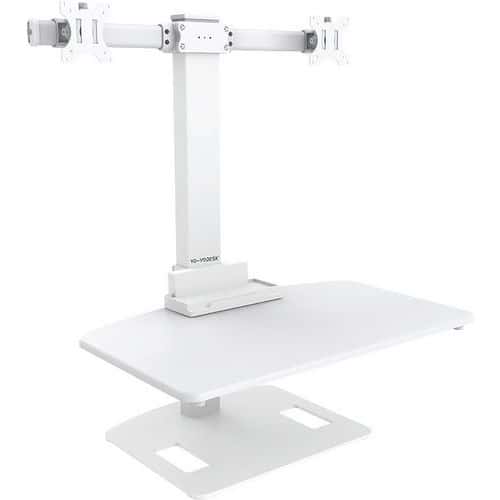 Sit-Stand Desk Converter - Dual Monitor - Home/Office - Yo-Yo GO 2