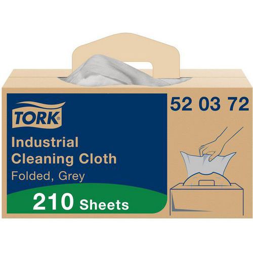 Industrial cleaning cloth, folded - Handy box - W7 - Tork