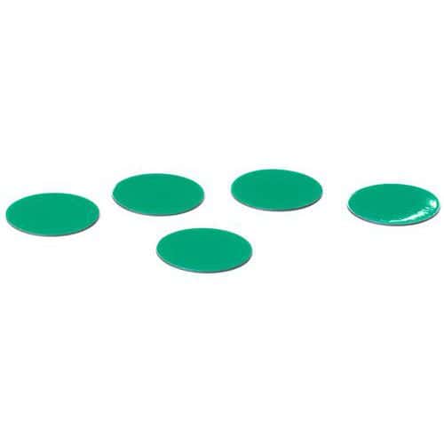 Set of five green circles - Smit Visual