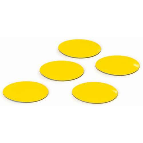 Set of five yellow circles - Smit Visual