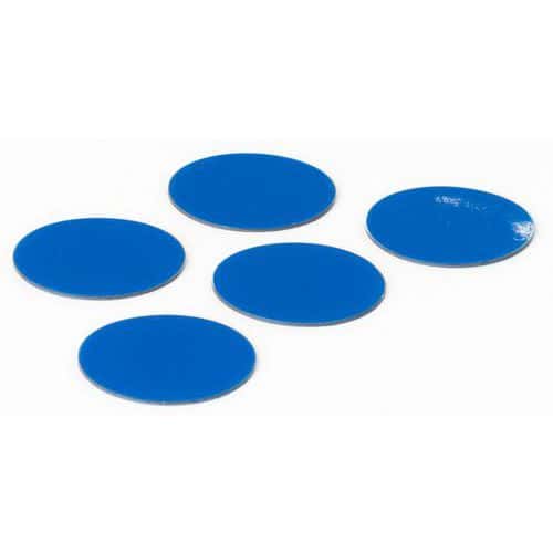 Set of five blue circles - Smit Visual