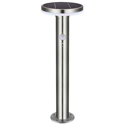 Solar-powered LED post light with motion detector - Velamp