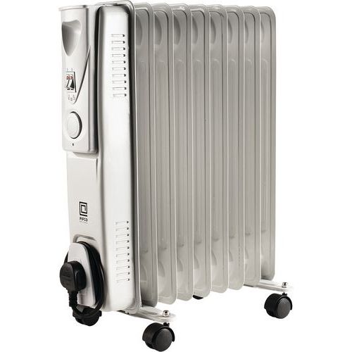 Oil Filled Radiators - 9 Fins - 24 Hour Timer/Thermostat - 2kW - Pifco