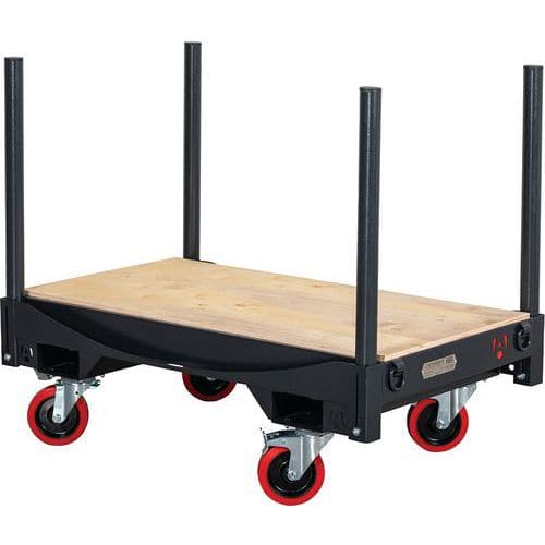 Flatbed Trolley - Heavy Duty 750kg Pallet Skate - Armorgard FlexiKart