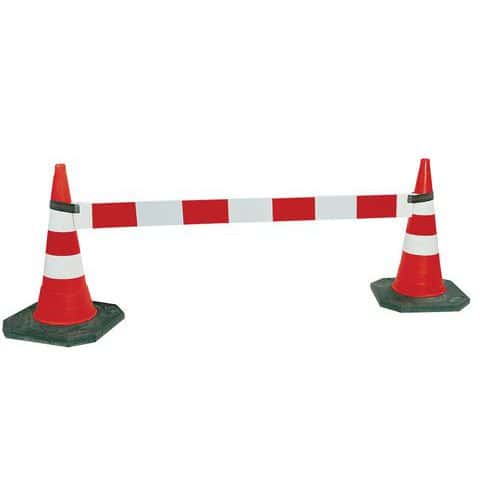 Safety cone - Rubber polyethylene foot