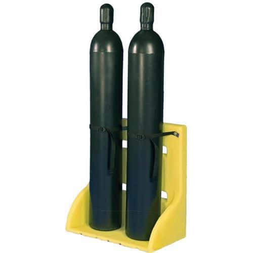 Polyethylene Gas Cylinder Stands With Strap - Fire Resistant
