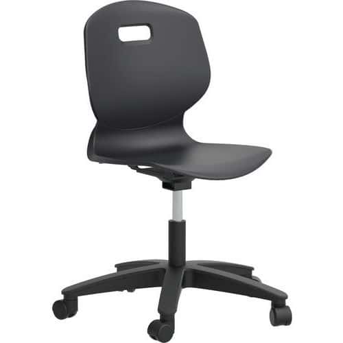 School Chair With Writing Tablet - Mobile & Stackable - Antimicrobial