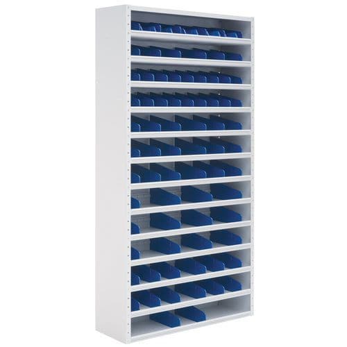 Cupboard Units with Dividers - H1980xW1000xD200mm - Manutan Expert