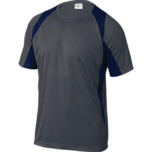 Bali work T-shirt - Grey/navy blue