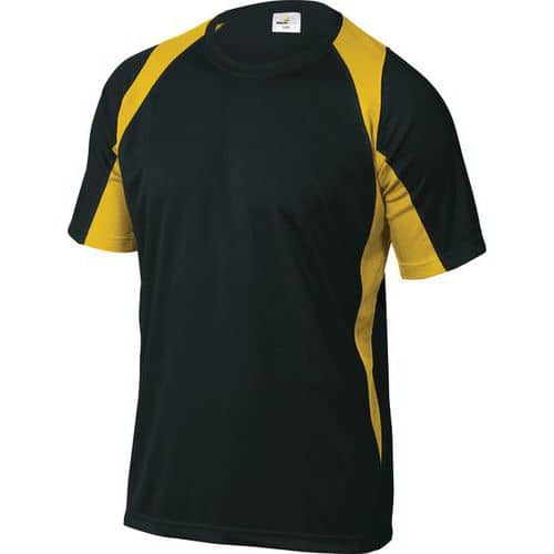 Bali work T-shirt - Black/yellow