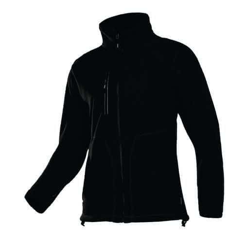 Mérida double-sided polar fleece work jacket - Black