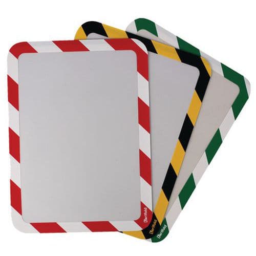 Security frame display pocket - Repositionable adhesive back, A4