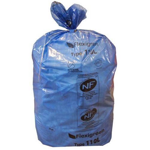 Bin bag - Paper waste - 110 l - Blue