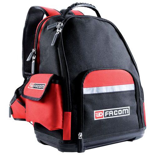 Textile backpack for tools