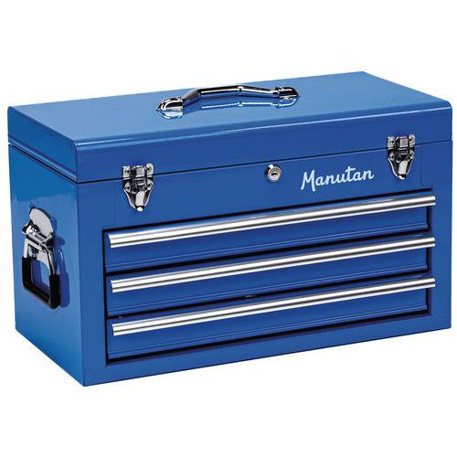 Metal Tool Chest - 3 Storage Drawers - Workshop Chests - Manutan Expert