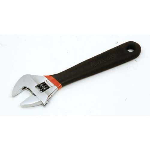 Chrome-plated adjustable sheathed wrench