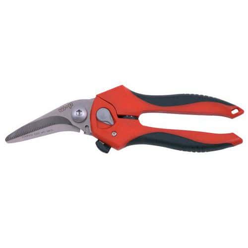 Curved utility shears