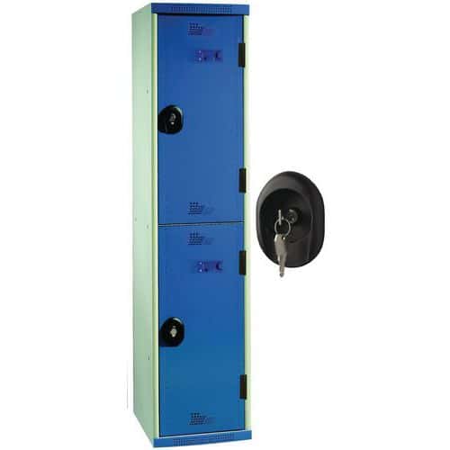 Seamline Optimum® 2-compartment locker - Column width: 300 mm - Acial