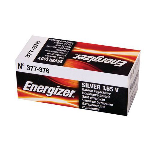 Silver oxide battery for watches - 376 - 377 - Energizer