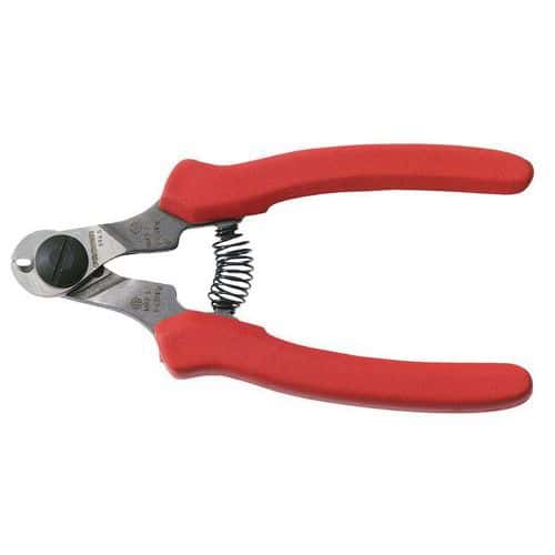 Compact steel cable cutters