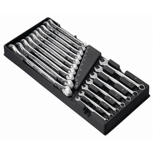 15-piece OGV combination spanner set - Facom