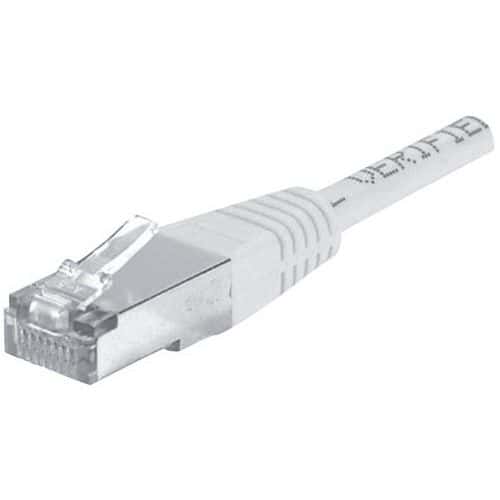 RJ45 patch cable – Straight cable – Cat. 6 – FTP shielded – Grey