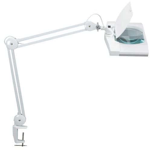 LED rectangular magnifying lamp 470 lm - 1.75x magnification