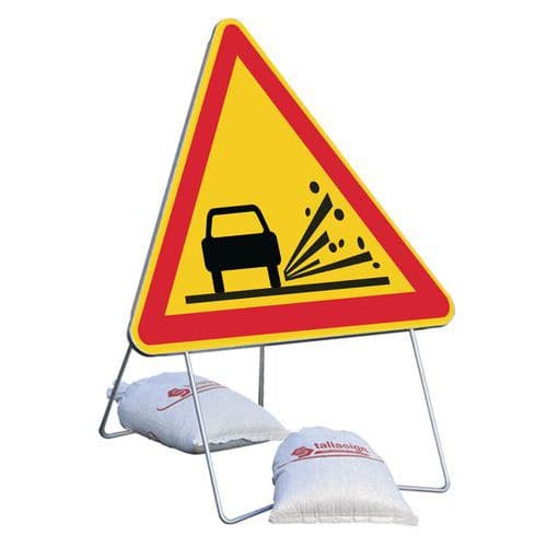 Temporary construction site sign - AK22 - Gravel