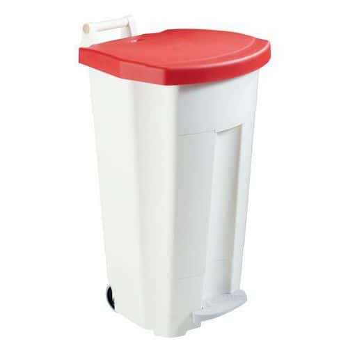 Mobile pedal bin - 90 litres