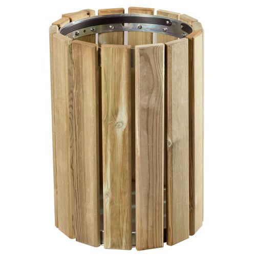 Eden wall-mounted wooden bin - 20 l