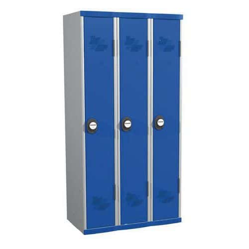 Seamline Optimum® 3-column locker - Width: 300 mm - On base - Acial