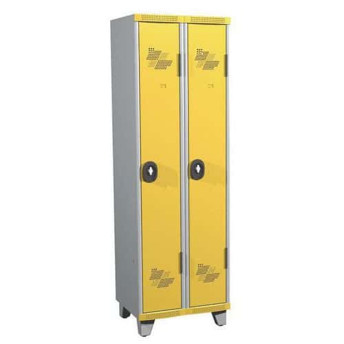 Seamline Optimum® 2-column locker - Width 300 mm - On feet - Acial