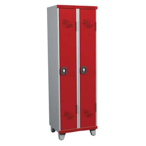 Seamline Optimum® 2-column locker - Width 300 mm - On feet - Acial