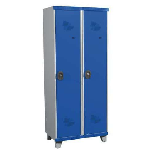 Seamline Optimum® 2-column locker - Column width: 400 mm - On feet - Acial