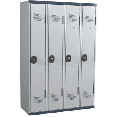 Seamline Optimum® 4-column locker - Width: 300 mm - On base - Acial