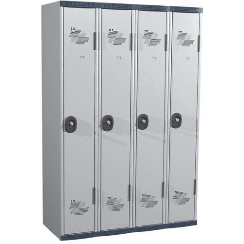 Seamline Optimum® 4-column locker - Column width: 300 mm - On base - Acial