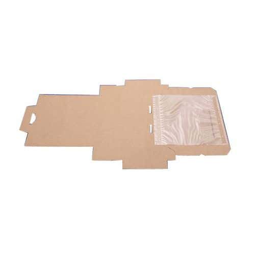 Korrvu cardboard shipping box - With integrated dunnage